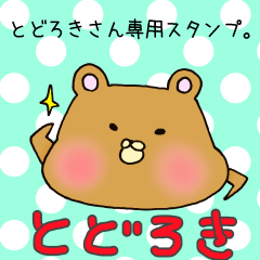 [LINEスタンプ] とどろきさん専用スタンプの画像（メイン）