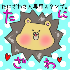 [LINEスタンプ] たにざわさん専用スタンプの画像（メイン）