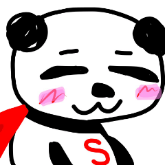 [LINEスタンプ] はっぴーぱんだマン