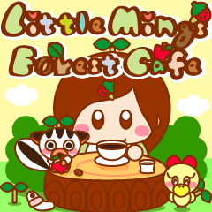 [LINEスタンプ] Little Ming's Forest Cafe (Open Now~)