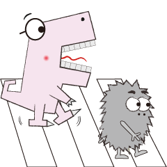 [LINEスタンプ] GRAY M. X CUBE L.