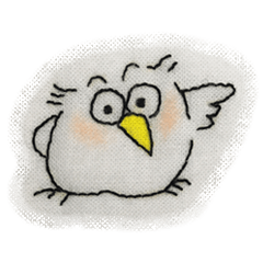 [LINEスタンプ] ぷくぷくフクロウ1