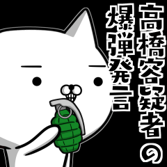 [LINEスタンプ] 高橋さんの為の容疑者ネコ