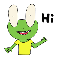 [LINEスタンプ] My Baby Frog