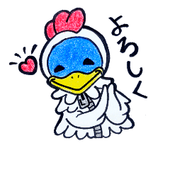 [LINEスタンプ] ニワトリペンギン日常会話スタンプ