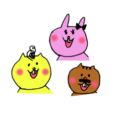 [LINEスタンプ] funny animal with you