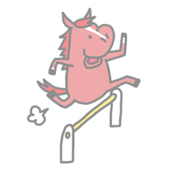 [LINEスタンプ] 馬ですが②