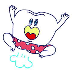 [LINEスタンプ] 乳歯のてぃーすくん！