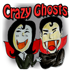 [LINEスタンプ] Crazy Ghosts