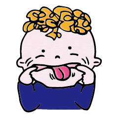 [LINEスタンプ] My Curly Hair2