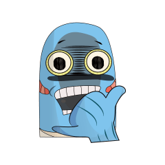 [LINEスタンプ] The sixth fish
