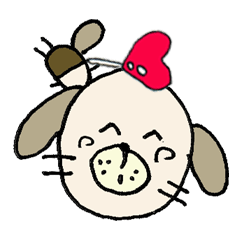 [LINEスタンプ] わん吉のありがと~Happy Birthdayでか文字