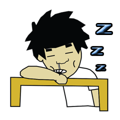 [LINEスタンプ] Ugly guy and the gang