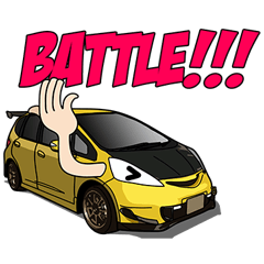 [LINEスタンプ] Race Car No.2