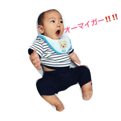 [LINEスタンプ] 変顔baby.