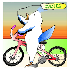 [LINEスタンプ] The sport games of flying birds