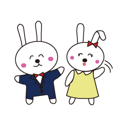 [LINEスタンプ] PREMIER BANK CO.,LTD. PRETA ＆ MIA 1