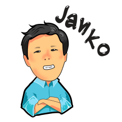 [LINEスタンプ] JAN KO