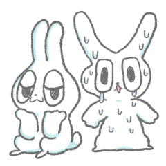 [LINEスタンプ] うさぎの