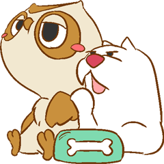 [LINEスタンプ] Owlbay love U！