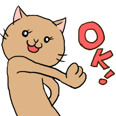 [LINEスタンプ] キモにゃんちガール