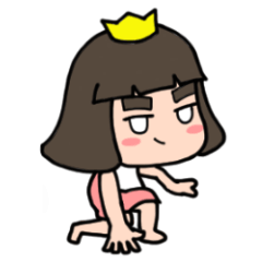 [LINEスタンプ] Princess Lookpeach is back ！！