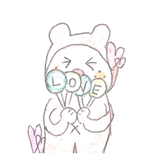 [LINEスタンプ] もふサン