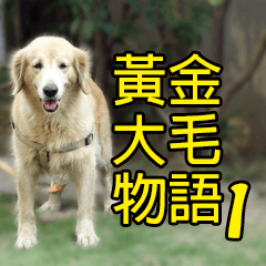 [LINEスタンプ] Golden Retriever Story 1