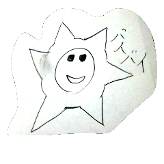[LINEスタンプ] 地味に手裏剣＆花
