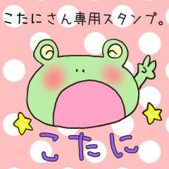 [LINEスタンプ] こたにさん専用のスタンプの画像（メイン）