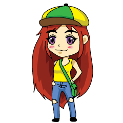 [LINEスタンプ] Girl sanson 4