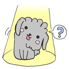 [LINEスタンプ] プードル 綿菓子 の 犬 ♡