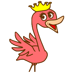 [LINEスタンプ] Cute Flamingo