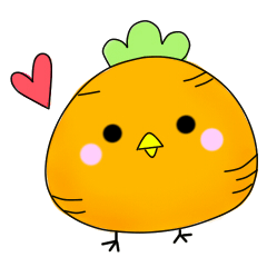 [LINEスタンプ] Carrot Chick