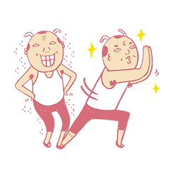 [LINEスタンプ] Uncle Funny-04