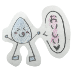 [LINEスタンプ] すいてきちゃん