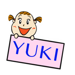 [LINEスタンプ] YUKIちゃんスタンプ2の画像（メイン）
