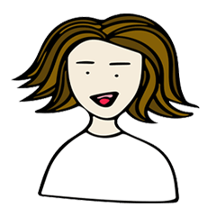 [LINEスタンプ] Feeling of a girl