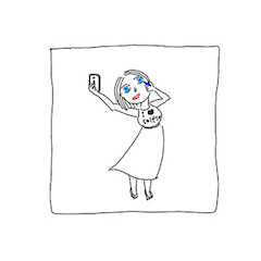 [LINEスタンプ] I <3 selfie