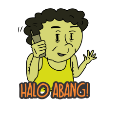 [LINEスタンプ] Hello Abang！の画像（メイン）
