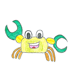 [LINEスタンプ] Crab crab diary