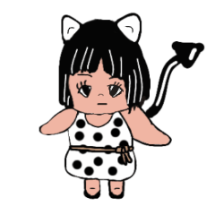 [LINEスタンプ] 小悪魔 びび