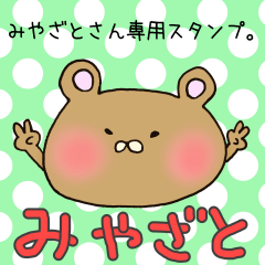 [LINEスタンプ] みやざとさん専用スタンプの画像（メイン）