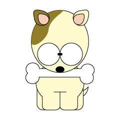 [LINEスタンプ] チロ犬