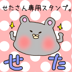 [LINEスタンプ] せたさん専用スタンプの画像（メイン）