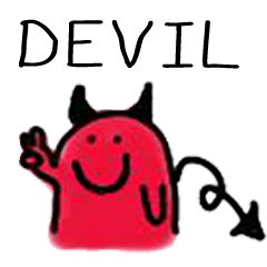 [LINEスタンプ] Devil Talk