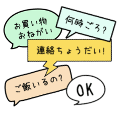 [LINEスタンプ] シンプルスタンプ#7