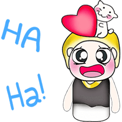 [LINEスタンプ] Mr. Hosun and cat..^_^！！