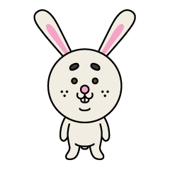 [LINEスタンプ] うさぎのハリー