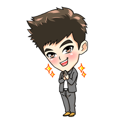 [LINEスタンプ] Mr.Charm sweet man